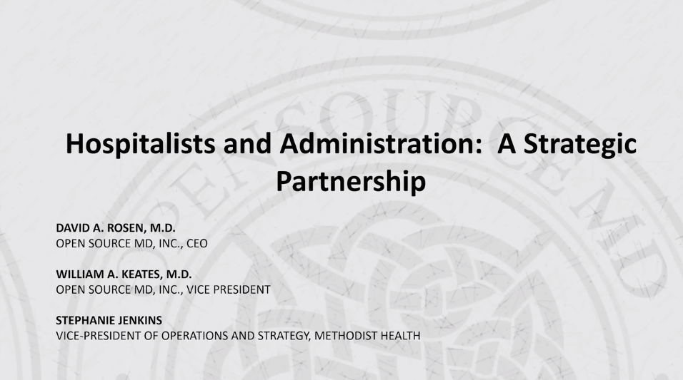 Hospitals and Administration: A Strategic Partnership - Podcast